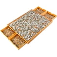 thumbnail image 2 of Wooden Jigsaw Puzzle Board with 4 Removable Sliding Storage Drawers, Smooth Plateau Fiberboard Work Surface and Reinforced Hardwood, for Games and Puzzles, Kids and Adults, 2 of 3