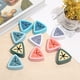 thumbnail image 3 of Wosthever Toallero montado en la pared, reemplazo Triangular, elegante, sin perforaciones, impermeable, para el hogar, baño, cocina, toallero Juegos de accesorios de baño Rosa Wosthever HA082501-03, 3 of 6