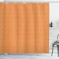 thumbnail image 1 of Ambesonne Italy Shower Curtain, Fusilli from Italian Kitchen, 69"Wx75"L, Burnt Sienna and Off White, 1 of 3