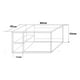 thumbnail image 4 of Gabinete Baño Moderno Chapa Tzalam Laminado Alto brillo ensamblado Generico gabinete, mdf, baño, 4 of 4