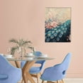thumbnail image 2 of ZFLMY Peacock Flowers Wall Decor Canvas Print for Home Living Room Bedroom Office, Fashion Kitchen Pictures, Perfect Gift for Various Occasions, Artistic Home Decoration 12x16in, 2 of 5