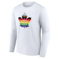 thumbnail image 2 of Men's White Toronto Maple Leafs Team Pride Logo Long Sleeve T-Shirt, 2 of 3