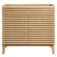 thumbnail image 5 of Modway Render 35" MDF and Particleboard Bathroom Vanity Cabinet in Oak, 5 of 8