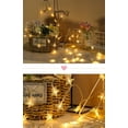 thumbnail image 3 of Guirnalda de luces de estrellas, 3 m, 20 LED, luz blanca cálida, decoración interior y exterior para habitación infantil, pared y dormitorio., 3 of 5