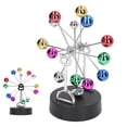 thumbnail image 6 of Perpetual Motion Machine,Electronic Swing Ball Desk Perpetual Motion Physical Science Toy ,USB Battery Dual Use Ferris Wheel Balance Toy Tabletop Decorative Ornaments, 6 of 9