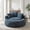 Blue, variant on 5FT Giant Foam Bean Bag Chair Lounger with 3 Pillows, Oversized Comfy Floor Sofa for Adults & Teens