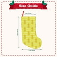 thumbnail image 3 of Sikiie Gold Pineapple Christmas Stockings,18 Inches Christmas Stockings Xmas Hanging Stockings for Family Christmas Decorations & Gifts, 3 of 7