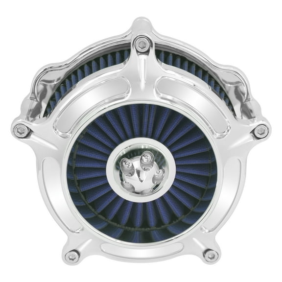 Chrome Air Filter Cleaner Blue Intake Fit For Harley Sportster XL 883 1200 04-22