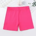 thumbnail image 6 of ShomPort Girls Bike Shorts Stretch Elastic Waist Athletic Casual Yoga Dance Shorts Kids Workout Leggings, 5-14 Years, 6 of 9