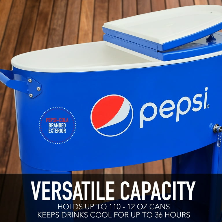 Pepsi cooler cheap on wheels