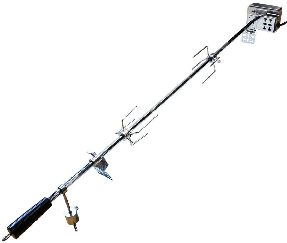 VBENLEM Electric 46'' BBQ Rotisserie Grill Kit 90 To 125LB Pig Spit Rotisserie Grill,45W Motor Universal Stainless Steel Rotisserie Grill Kit,BBQ Grill Kit Heavy Duty For Pig Rotisserie Hog Lamb