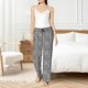 thumbnail image 4 of Balery Black Leopard Pantalones de pijama para mujer, pijamas ultraligeros, pantalones de estar por casa-Medium, 4 of 6