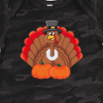 thumbnail image 4 of Inktastic Thanksgiving Turkey with Pumpkin Boys or Girls Baby Bodysuit, 4 of 5