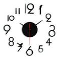 thumbnail image 2 of CNKOO DIY 3D Frameless Wall Clock Self- Adhesive Decal Digits Suitable for Home Dining Room, 2 of 2