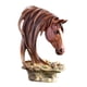 thumbnail image 3 of Estatua de cabeza de caballo, adorno, colección de decoración de cabeza de caballo, escultura para centro de mesa Vistoso, 3 of 9