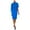 Blue - medblue, variant on Calvin Klein Womens Chiffon Popover Sheath Dress, Blue, Petite, 0P