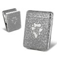 thumbnail image 1 of Metal Cigarette Case, Vintage Weed Cigarette Holder, Peaky Blinders Box For 16 King Size 84mm Cigarettes, Unique Birthday Gifts For Women Men (silver), 1 of 5
