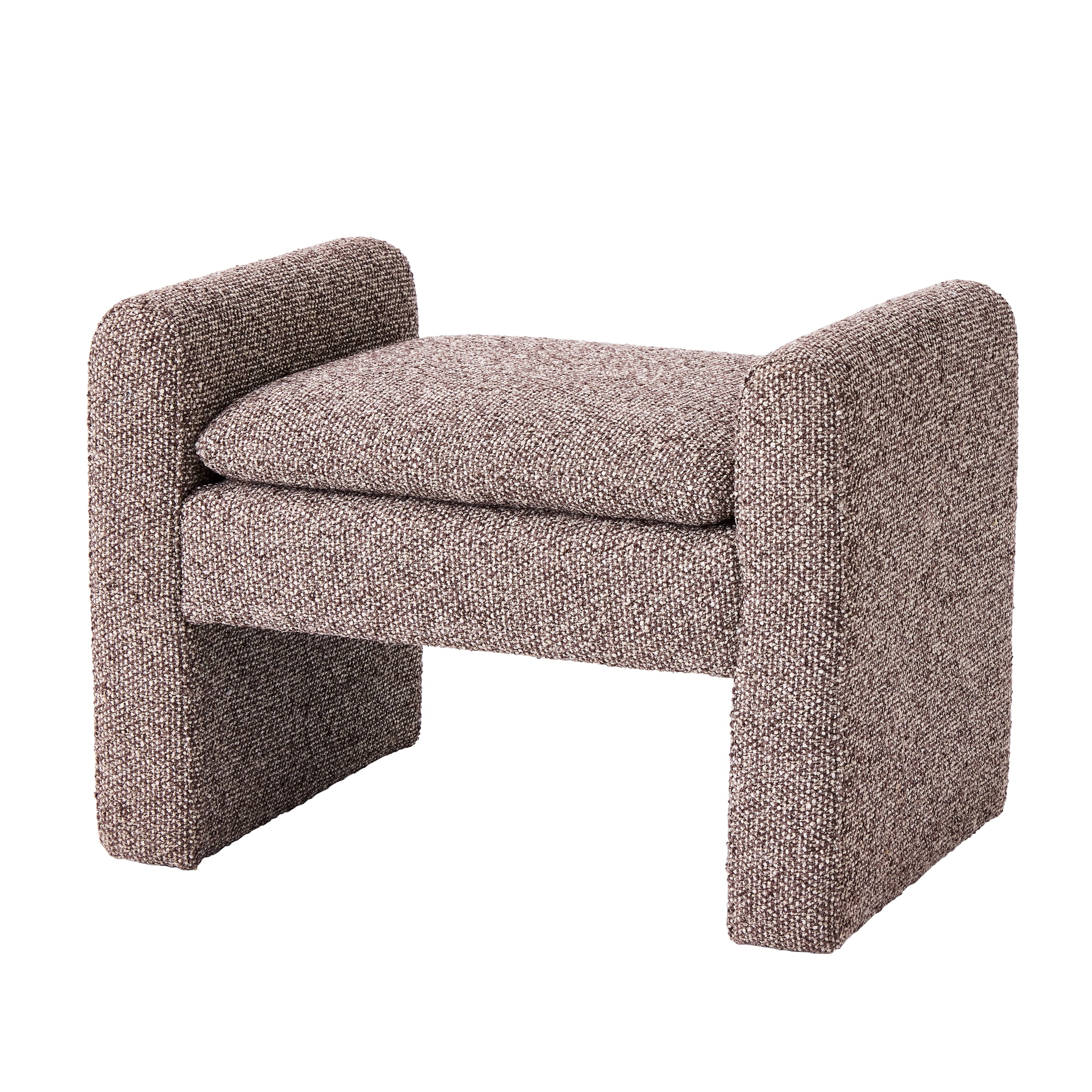 Better Homes & Gardens Emerson Ottoman, Truffle Brown