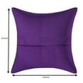 thumbnail image 2 of Stylo Culture Ethnic Living Room Cotton Purple Large Throw Pillow Covers 24x24 Patchwork Vintage Sofa Decorative Pillow Covers For Couch Abstract Floral 60x60 cm Cushion Covers (1 Pc), 2 of 3
