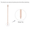 thumbnail image 5 of Uxcell Metal Cocktail Toothpicks Cylinder Drink Picks Cocktail Skewers 5Pack (Rose Gold), 5 of 8