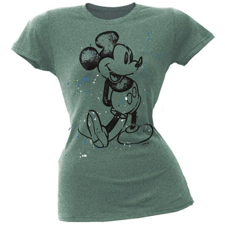 Mickey Mouse - Sketch Splatter Juniors T-Shirt