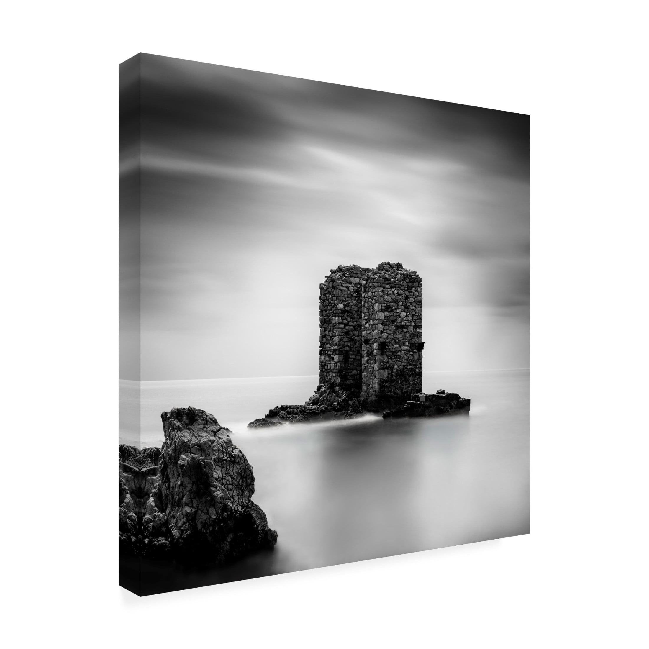 Canvas Wall Art - George Digalakis 'Impressions From Skyros' Wall Art for Living Room, Bedroom, or Office Décor by Trademark Fine Art - 14 x 14 Inches