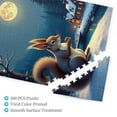 thumbnail image 3 of 500 Piece Jigsaw Puzzle For Adults Winter Squirrel & Village Challenging & Relaxing Puzzle Game Beautiful Artwork Great Gift Idea, 3 of 7