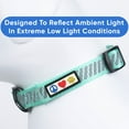 thumbnail image 4 of Pawtitas Reflective Dog Collar for Dog and Puppies Extra Small and Small Puppies - Teal S Collar, 4 of 9