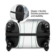 thumbnail image 4 of Balery Luggage Cover Pale Blue Lotus Flowers Print Suitcase Covers for Luggage Elastic Washable Suitcase Protector Fits 18-32 Inch Luggage-Medium, 4 of 9