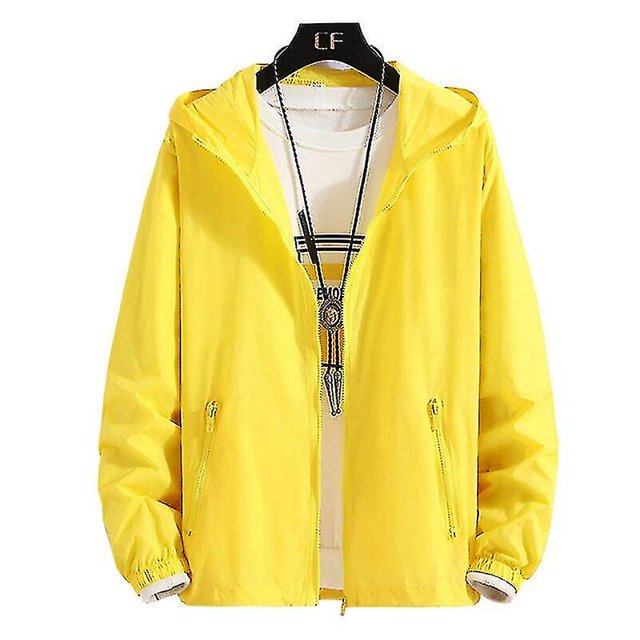 7xl 6xl Plus Size Mens Quick Dry Skin Jackets Coat Sunscreen Waterproof Mens Thin Army Outwear Ultra-light Windbreake Jacket