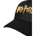 thumbnail image 3 of Harry Potter Baseball Cap Gold Logo new Official Black Snapback, 3 of 4