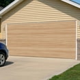 thumbnail image 5 of Brown Wood Grain Garage Door Cover Banner 6 x 13 FT, Retro Western Farmhouse Wooden Board Garage Door Curtains Backdrop with Grommets for Indoor Outdoor Wall Party Porch Yard Decorations Background, 5 of 9