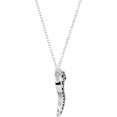 thumbnail image 2 of Auriga Fine Jewelry 925 Sterling Silver 1/5 CTW Natural Black & White Diamond Heart 18" Necklace for Women, 2 of 5