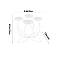 thumbnail image 3 of Candle Sticks Holder Romantic Iron Candle Quad Candle Holders For Candlelight Dinner Home Decor And Special Iron Candle Romantic Candlelight Dinner Prop Decorations Modern Candle Holder, 3 of 6