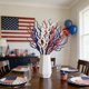 thumbnail image 5 of CaiYueKe 24 Pack Red White and Blue Artificial Flowers 13.4 Inches 4th of July Glitter Sticks Floral Picks Fourth of July Tree Decorations Stem Branches Ornaments for Vase Independence Day Decor, 5 of 6