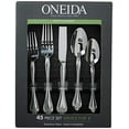 Oneida Boutonniere 45Piece Flatware Set, Service for 8