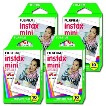 Fuji Instax Instant Film 10 Sheets x 4 packs 40 Sheets (In Non-retail (Fuji X10 Best Settings)