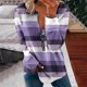 thumbnail image 1 of ICHUANYI Liquidación Tops para Mujer Otoño Manga Larga Jersey Suelto Camisa Elegante Casual Señoras Rayas Cuello Redondo Sudaderas ICHUANYI WER202308247353, 1 of 5