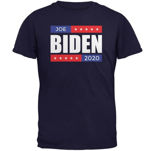 Election 2020 Stacked Joe Biden Mens T Shirt Navy 3X-LG