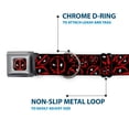 thumbnail image 5 of Marvel Comics Pet Collar, Dog Collar Metal Seatbelt Buckle, Deadpool Splatter Logo Scattered Black Red White, 16 to 23 Inches 1.5 Inch Wide, 5 of 8