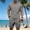 Dark Gray, variant on Sentmoon Men Two Piece Outfits Sets Men's Undershirt and Mens Workout Shorts Stand Collar Top and Pocket Shorts Elastic Waist Solid Color Short Sleeve Loose Fit Casual Travel Lounge Wear