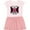 Pink With Stripes, variant on Inktastic Multiple Myeloma Cancer Awareness Hope & Faith with Butterfly Ribbon Gift Toddler Girl Dress