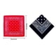 thumbnail image 3 of Wosthever Moda Hip Hop algodón pañuelo cuadrado bufanda negro rojo Paisley diadema impresa para mujeres/hombres/niños/niñas sombreros Almacenamiento y organización del hogar negro, 3 of 6