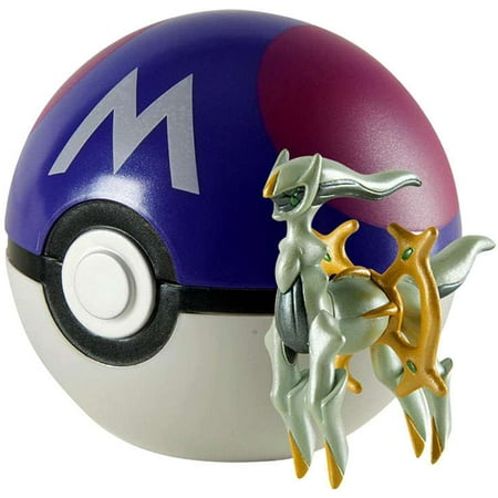 Pokemon Clip n Carry Pokeball Arceus Figure Set 20th Anniversary - Walmart.com