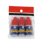 3 Pack Nail Glue Fingernail Manicure Set Fake False Nails Adhesive Beauty Care Kit Accessory