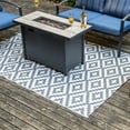 thumbnail image 6 of Nuu Garden 5'x 7' Reversible Mats, Plastic Straw Rug, Modern Area Rug, Large Floor Mat and Rug for Outdoor, RV, Patio, Backyard, Deck, Picnic, Beach, Trailer, Camping, 6 of 9