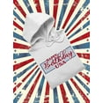 thumbnail image 3 of Happy Birthday Usa Banner Hoodie Women -Image by Shutterstock, Female 4X-Large, 3 of 4