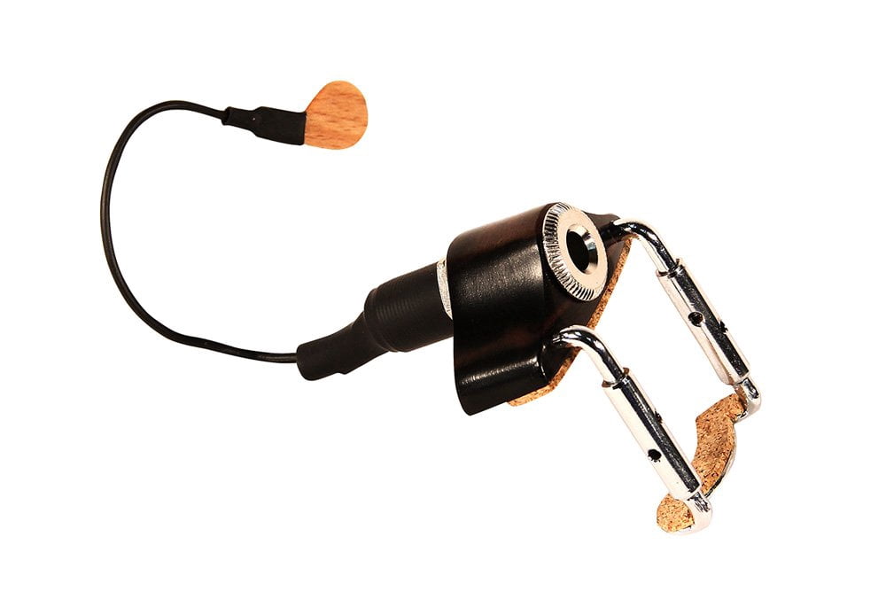 KNA VV-3 Portable Piezo Pickup for Violin and Viola with Deluxe Jack Housing