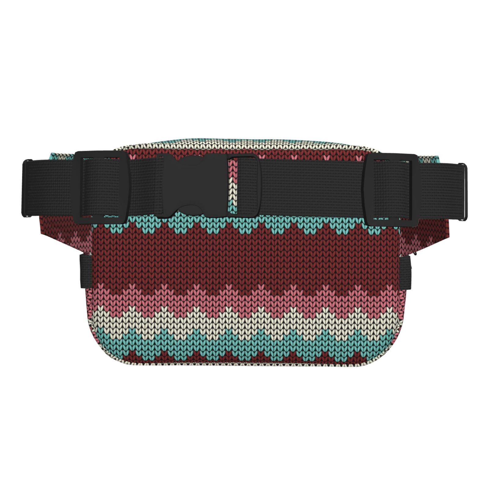 Picia fall leaf Element Print Square Double-Layer Waist Bag Mini Adjustable Waist Belt Bag Exercise Running Travel Hiking