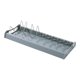 thumbnail image 1 of Soporte para platos de cena, organizador de platos para ensalada/postre, organizador de platos que ahorra espacio, estante de secado de platos para Combinación gris, 1 of 8